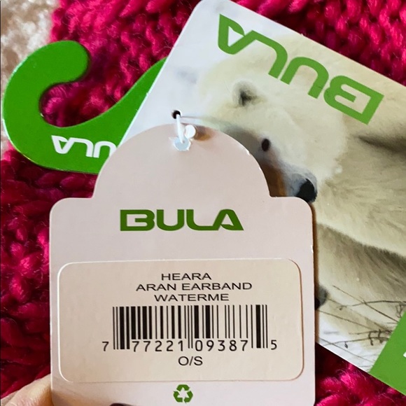 Hot pink Bula fleece insulated headband - Picture 8 of 8